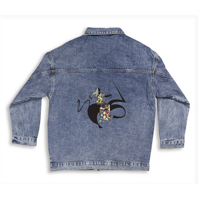 Carried Away Denim Jacket | Black Queer Art
