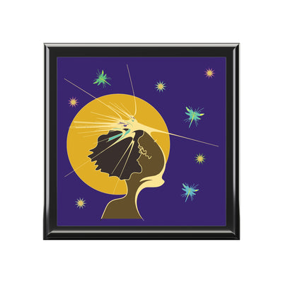 Moon Maiden Jewelry Box | Black Queer Art Decor