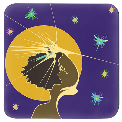 Moon Maiden Coasters | Black Queer Art