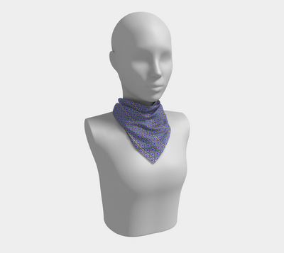 Lavender Love Square Silk Scarf | Queer Art & Black Pride