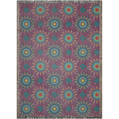 Bonfire Night Woven Blanket | Black Queer Art