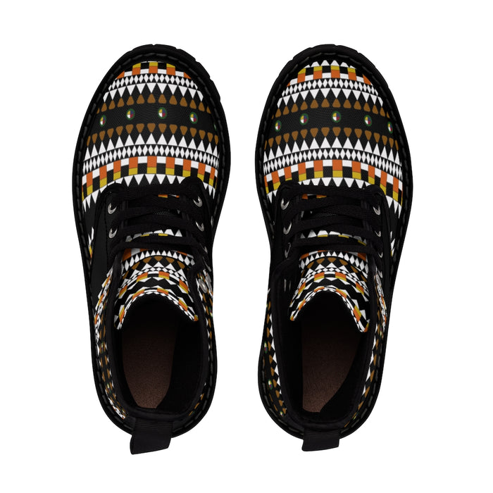 Fulani's Desire Canvas Boots