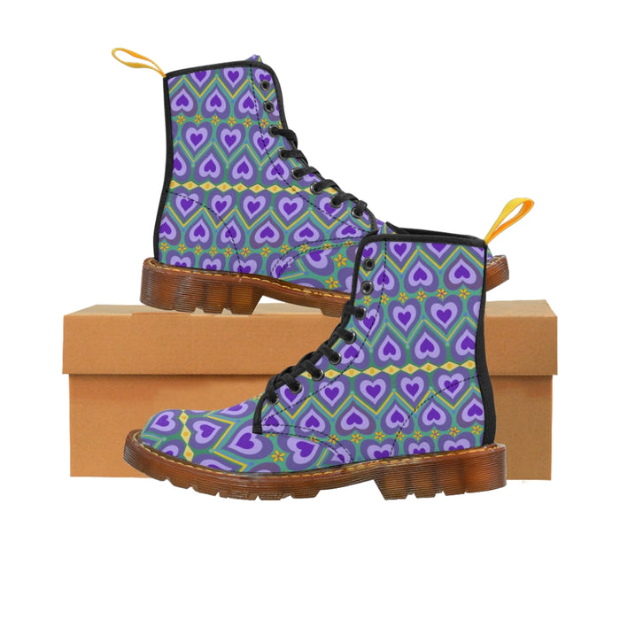 Lavender Love Canvas Boots