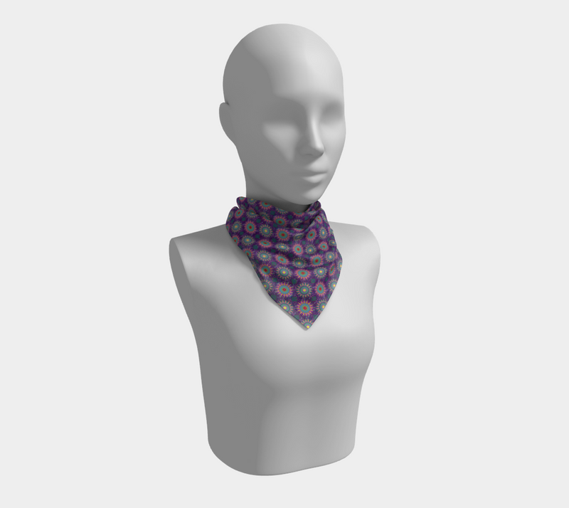 Bonfire Night Square Scarf | Black Queer Art