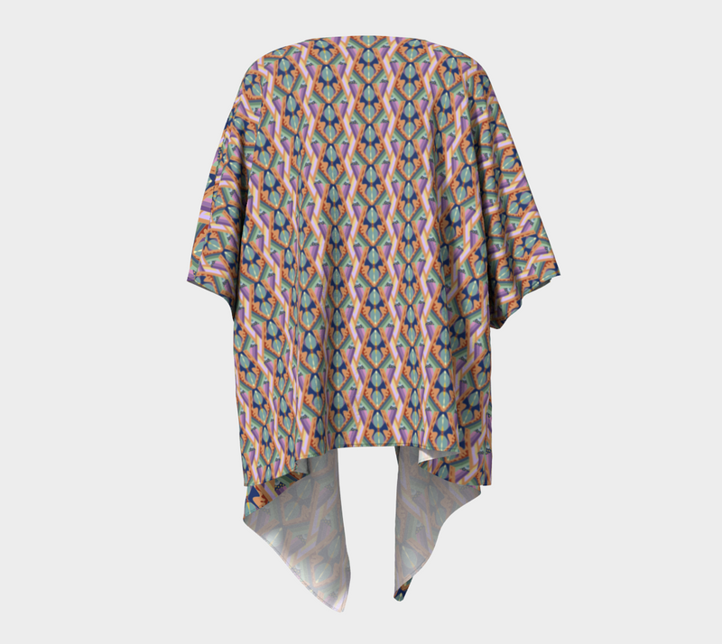 Opening The World Draped Kimono | Queer Art & Afrocentric Fashion