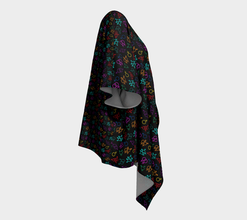 Come As You Are Draped Kimono | Queer Art Clothing