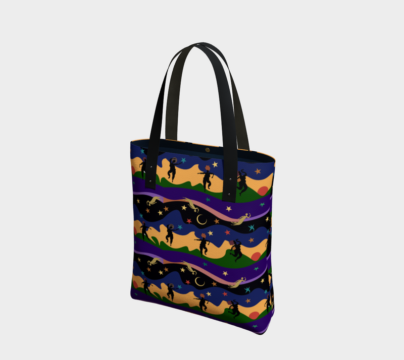 Autumn Dancers Tote Bag | Black Queer Art
