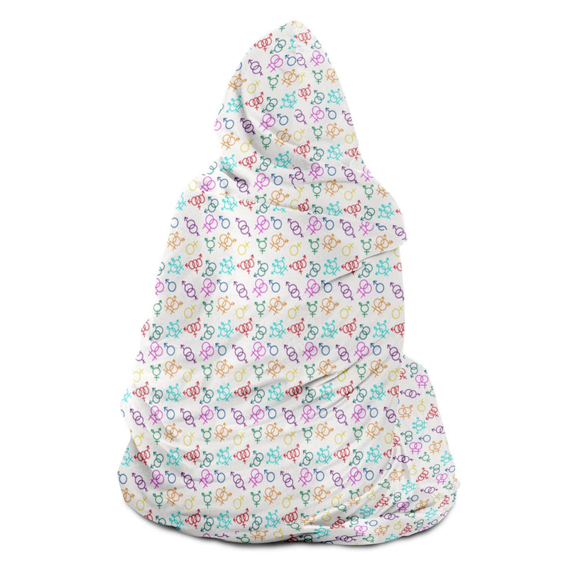 Come As You Are Hooded Blanket | Black Queer Joy Decor