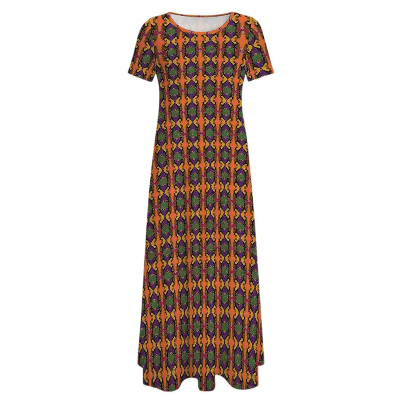 Celebrating Sistas Short Sleeve Maxi Dress