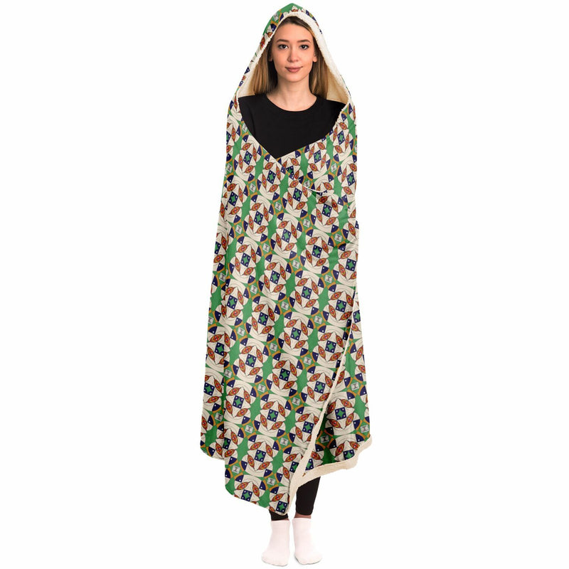 Umoja Hooded Blanket | Black Unity & Kwanzaa Decor