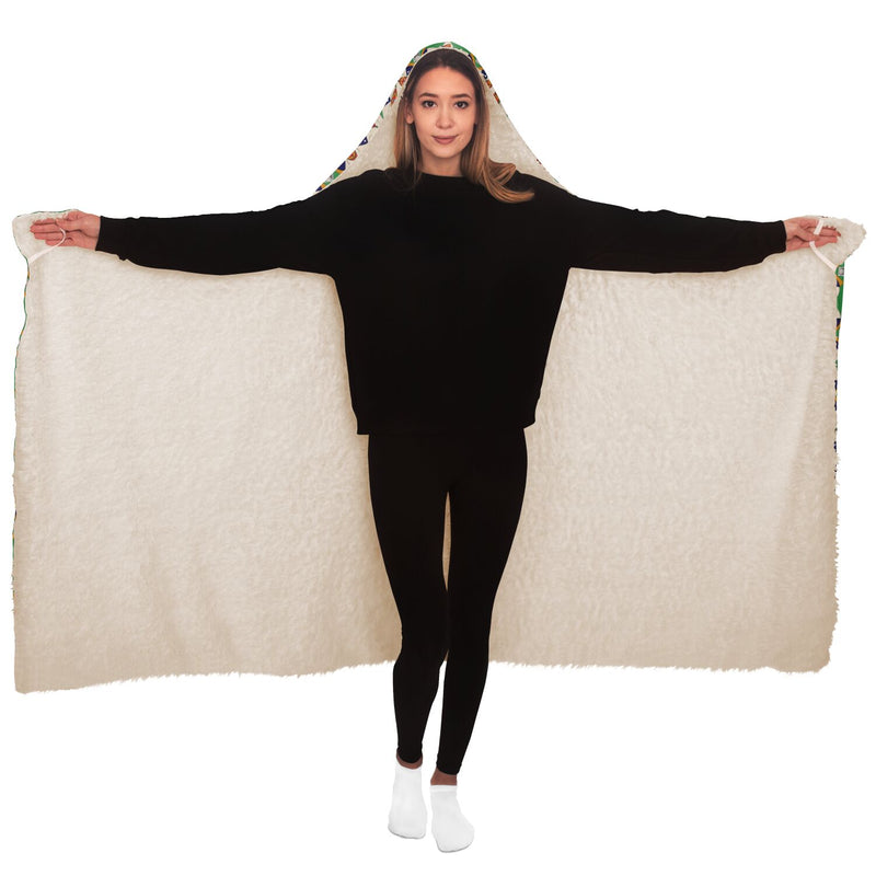 Umoja Hooded Blanket | Black Unity & Kwanzaa Decor