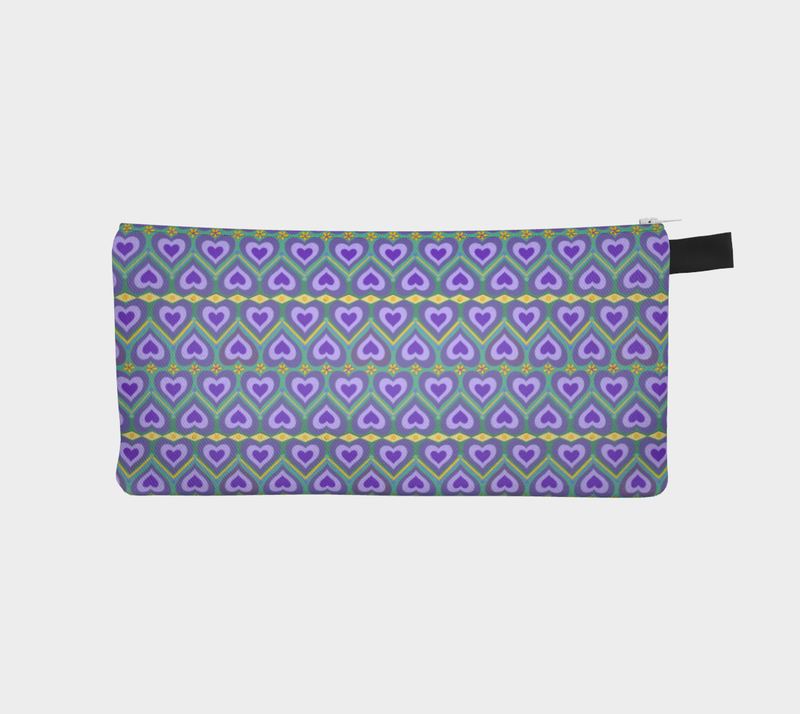 Lavender Love Pencil Case | Queer Art & Stationery