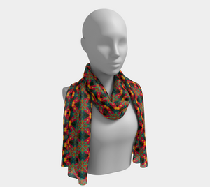 Spiritual Science Long Scarf | Afrocentric Queer Art