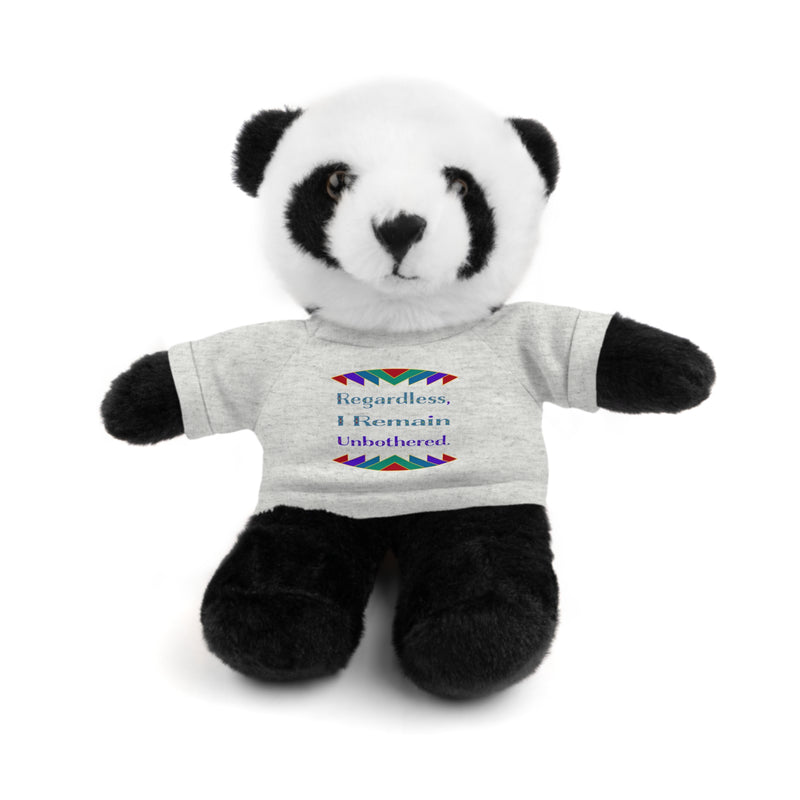 Regardless, I Remain Unbothered Stuffed Animal | Black Pride Accessories