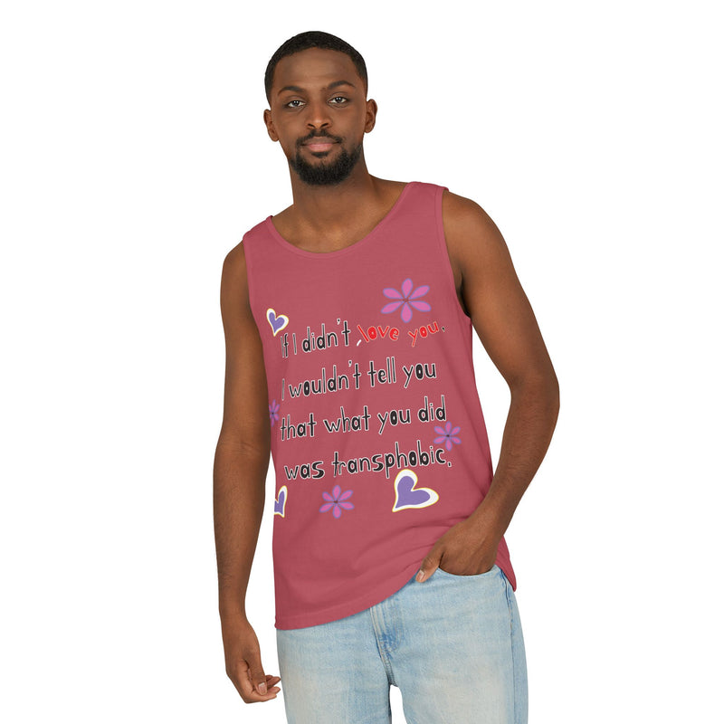 Love Wins (Anti-Transphobia) Tank Top | LGBTQ+ Pride Apparel
