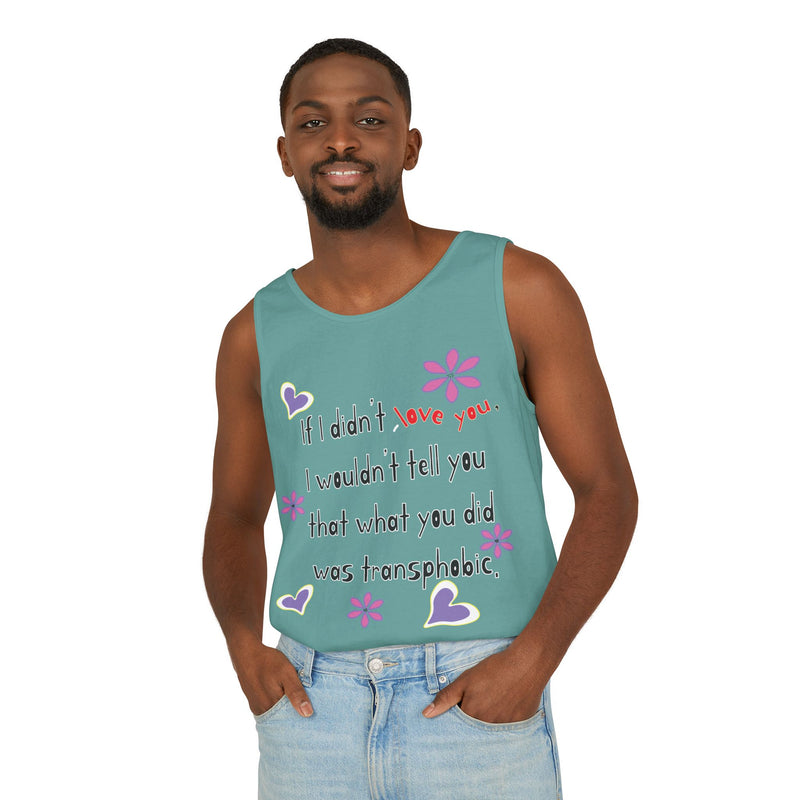 Love Wins (Anti-Transphobia) Tank Top | LGBTQ+ Pride Apparel