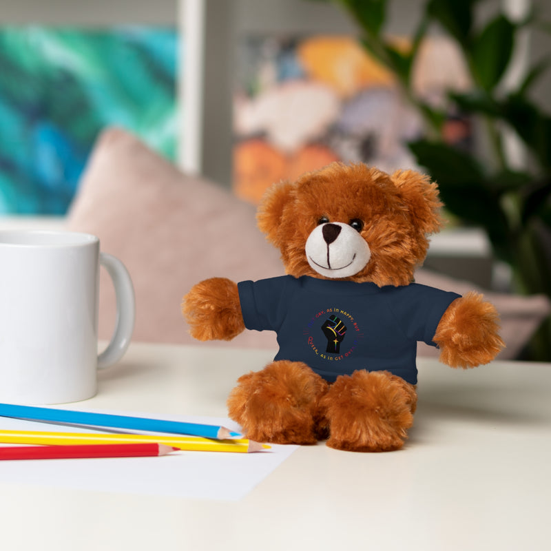 Get Used To It Stuffed Animal | Queer Pride Decor
