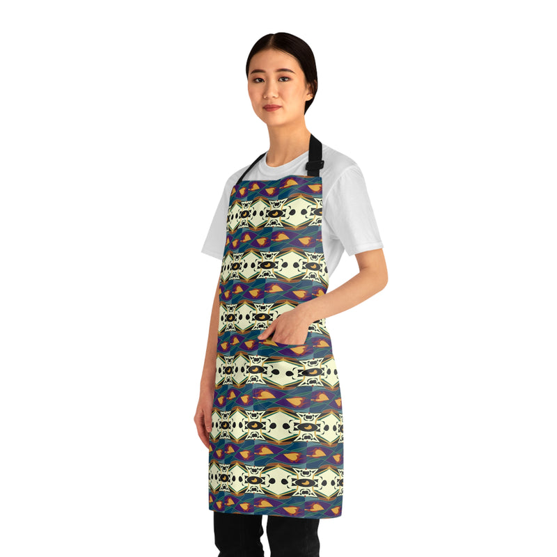 Spider Granma's Love Village Apron | Afrocentric Kitchen Decor