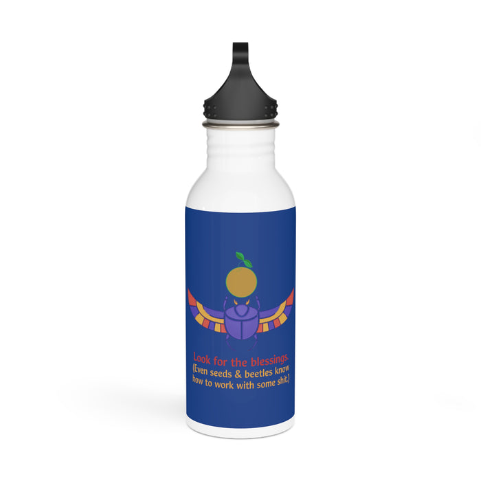Look For The Blessings Stainless Steel Water Bottle