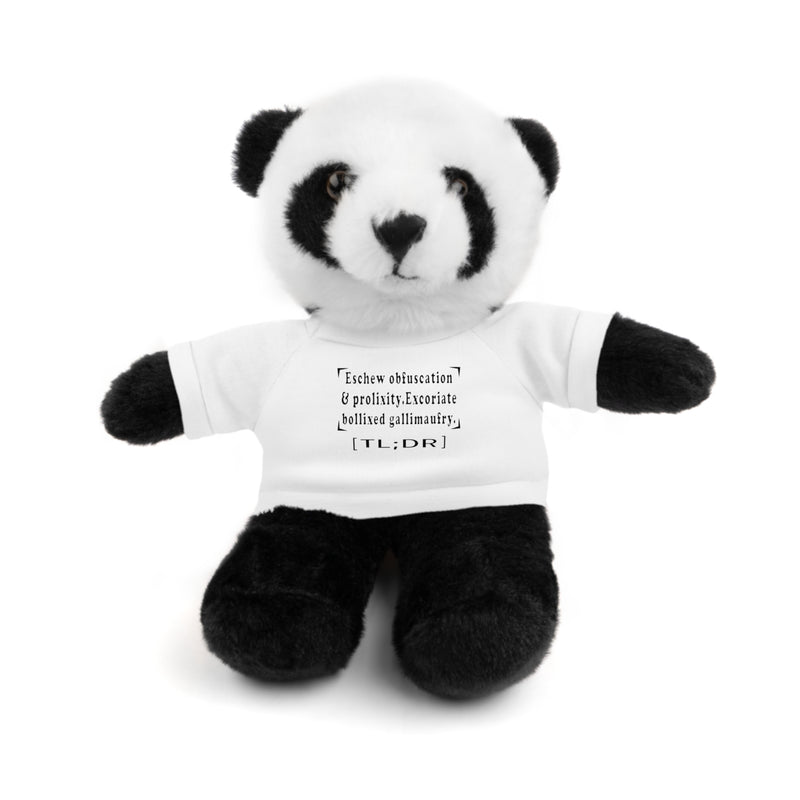 Eschew Obfuscation Stuffed Animal | Queer Affirmation Plushie