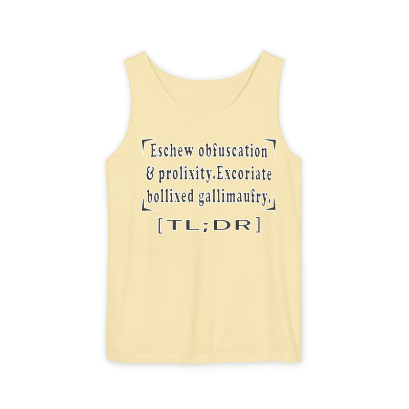 [TL;DR] Tank Top | Black Queer Affirmation