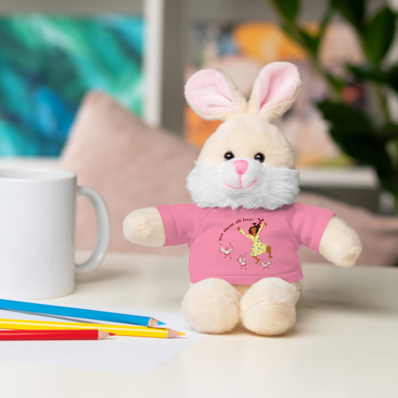 Set Em All Free Stuffed Animal | Black Liberation Decor