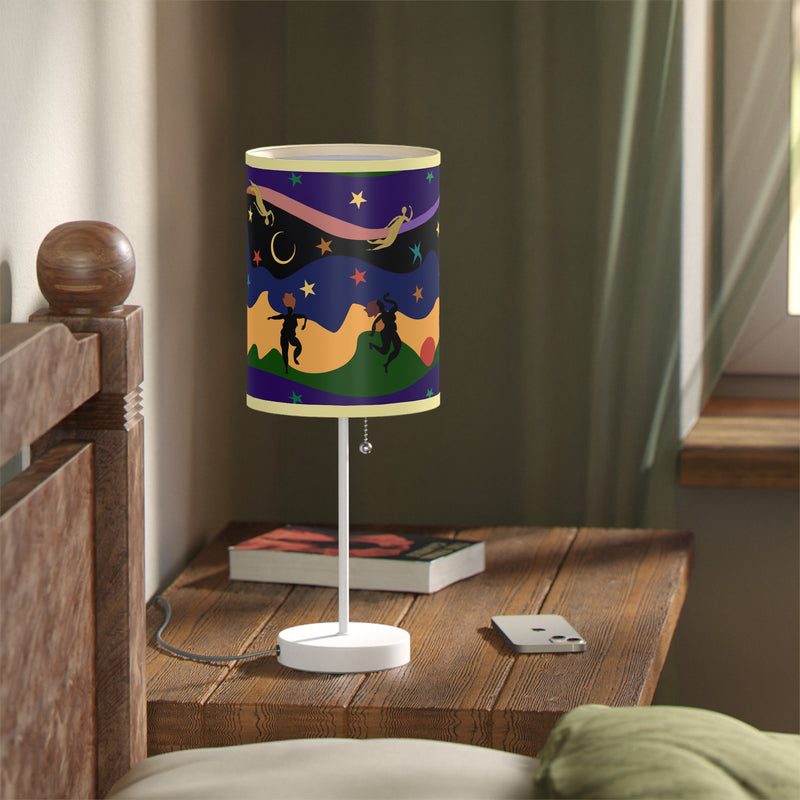 Autumn Dancers Table Lamp | Afrocentric Home Decor