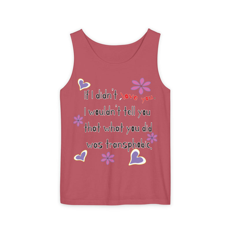 Love Wins (Anti-Transphobia) Tank Top | LGBTQ+ Pride Apparel