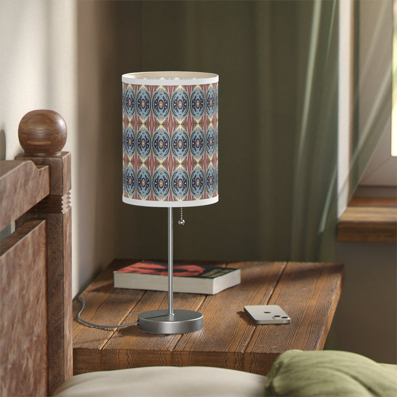 Exit The Cosmic Egg Lamp on a Stand | Queer Art & Afrocentric Home Decor