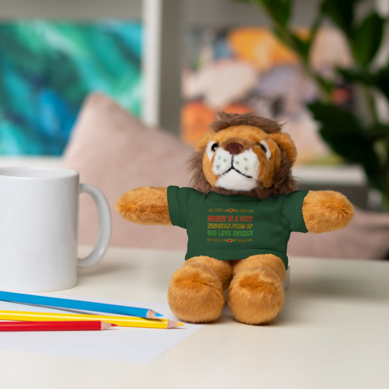 Money Is A Tangible Form Of Love Energy Stuffed Animal | Black Queer Affirmation