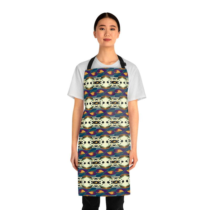 Spider Granma's Love Village Apron | Afrocentric Kitchen Decor