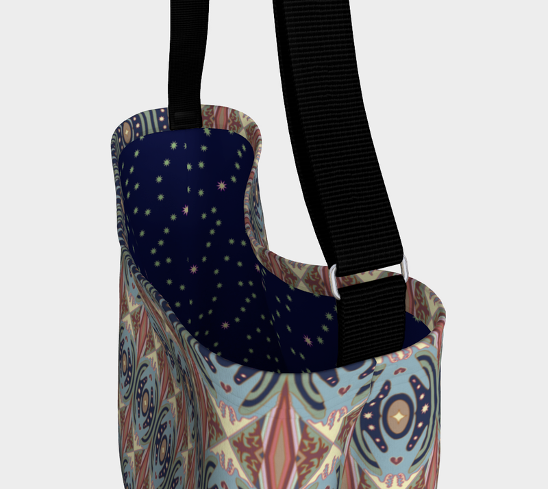 Exit The Cosmic Egg Day Tote | Black Queer Art