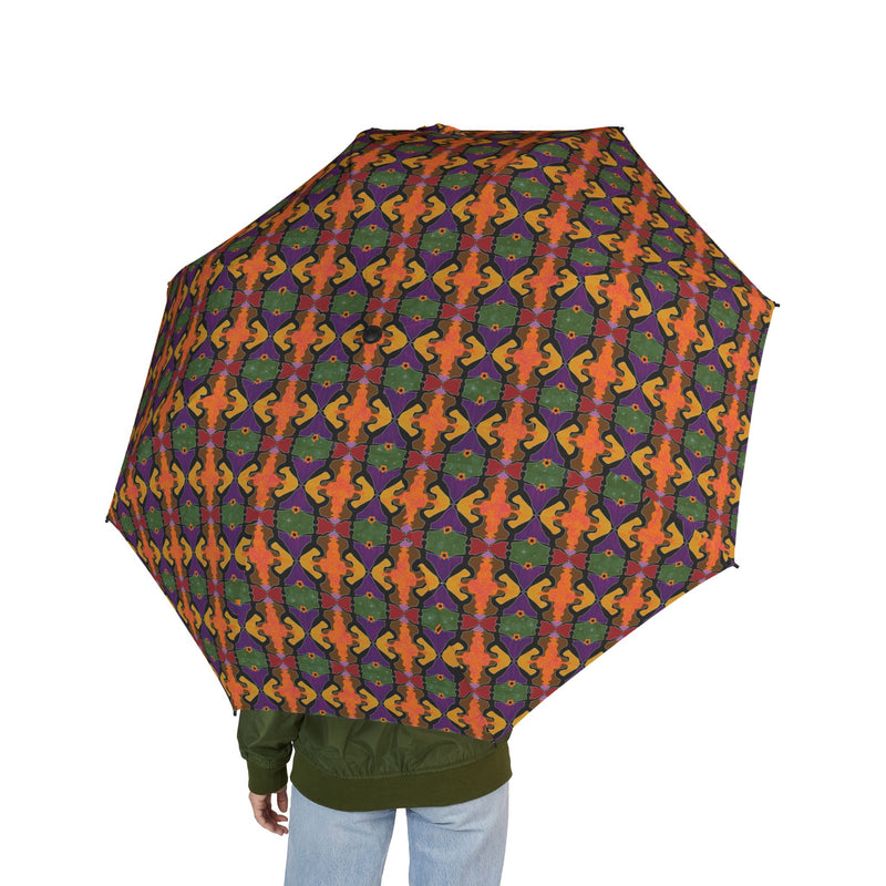 Celebrating Sistas Semi-Automatic Travel Umbrella