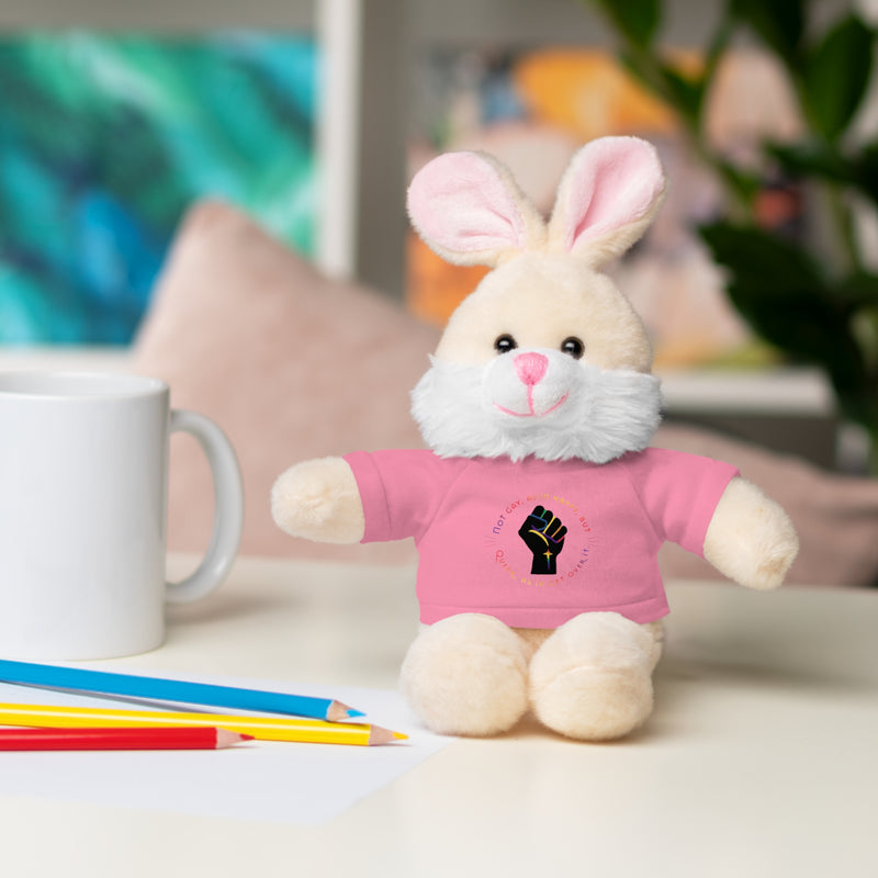 Get Used To It Stuffed Animal | Queer Pride Decor