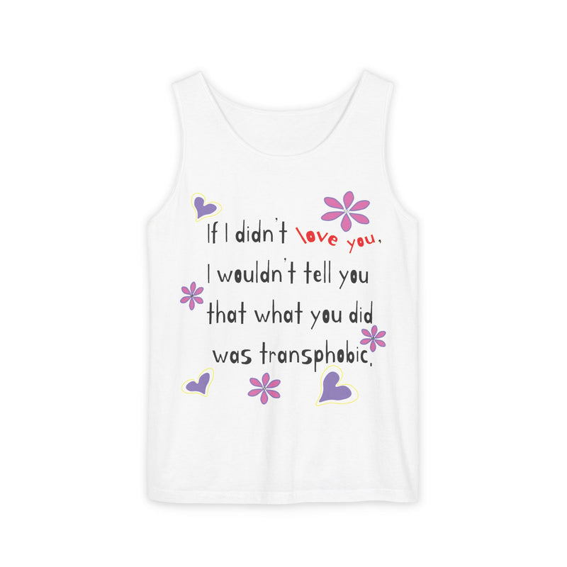 Love Wins (Anti-Transphobia) Tank Top | LGBTQ+ Pride Apparel