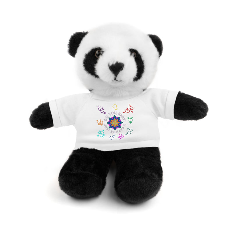Do You Baby, Just Be Happy Stuffed Animal | Black Queer Joy