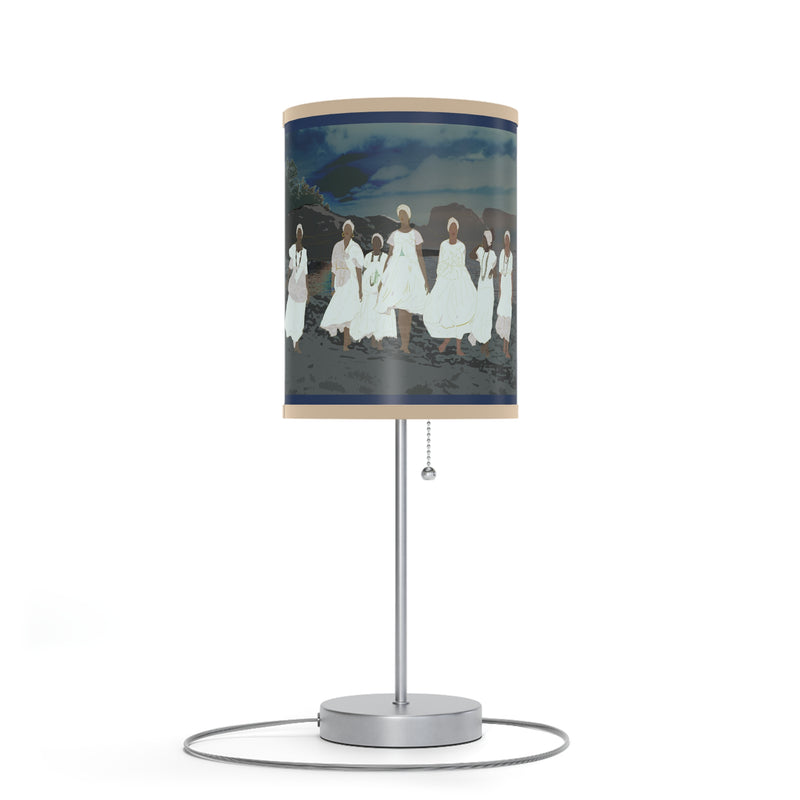 The Gathering Lamp on a Stand | Afrocentric Home Decor