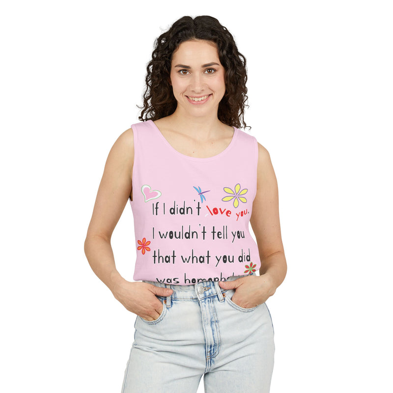 Love Wins (Anti-Homophobia) Tank Top | Queer Pride Apparel