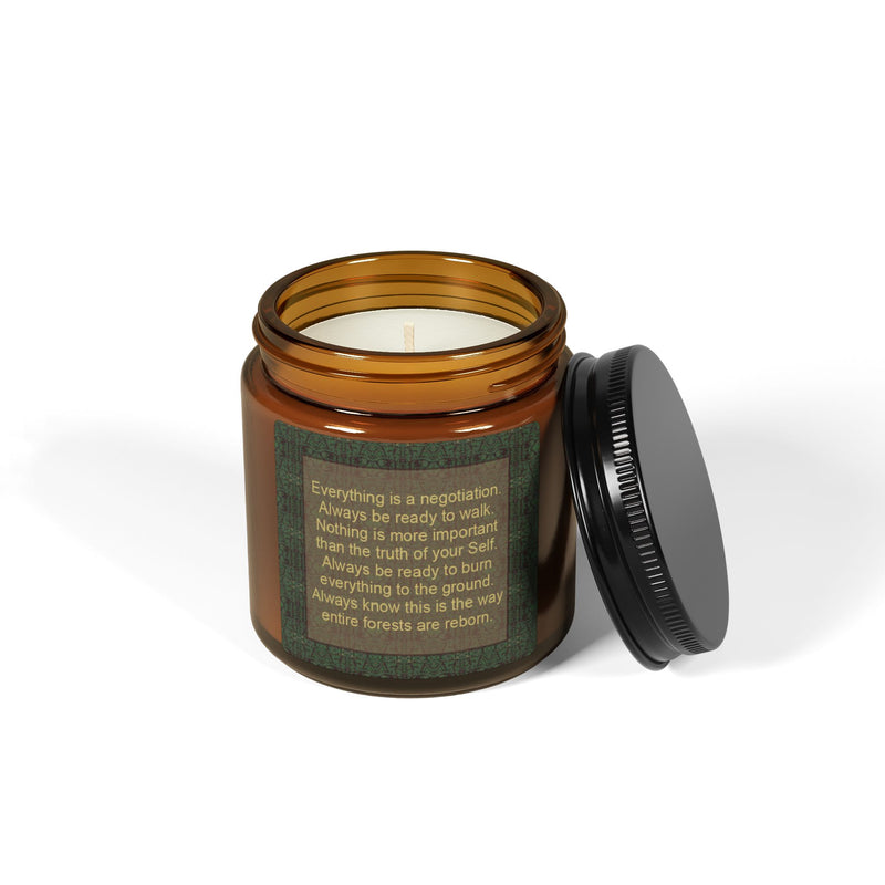Everything Is A Negotiation Soy Candle | Black Queer Home Decor