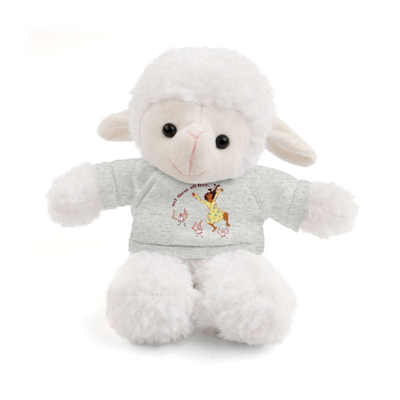 Set Em All Free Stuffed Animal | Black Liberation Decor