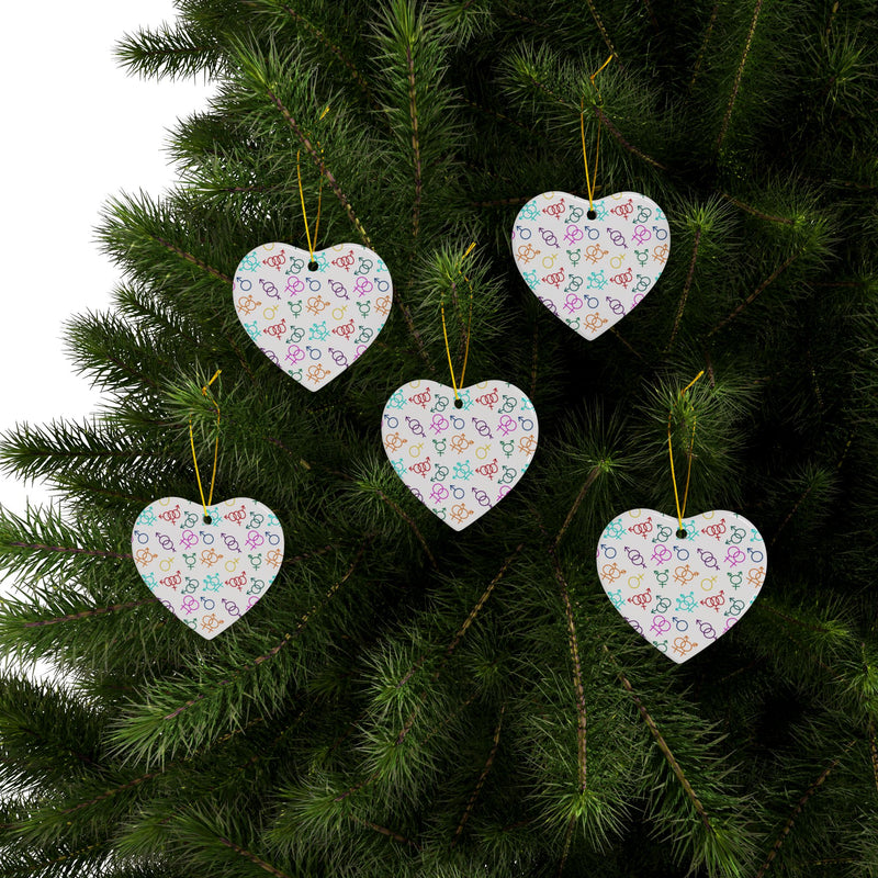 Come As You Are Ceramic Ornament | Queer Art
