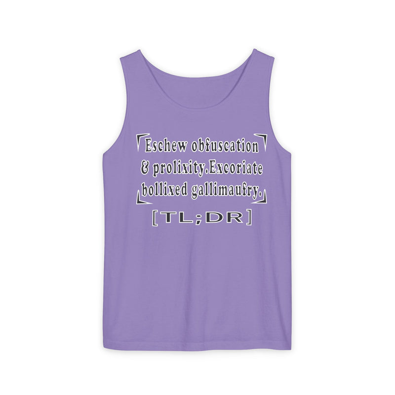 [TL;DR] Tank Top | Black Queer Affirmation