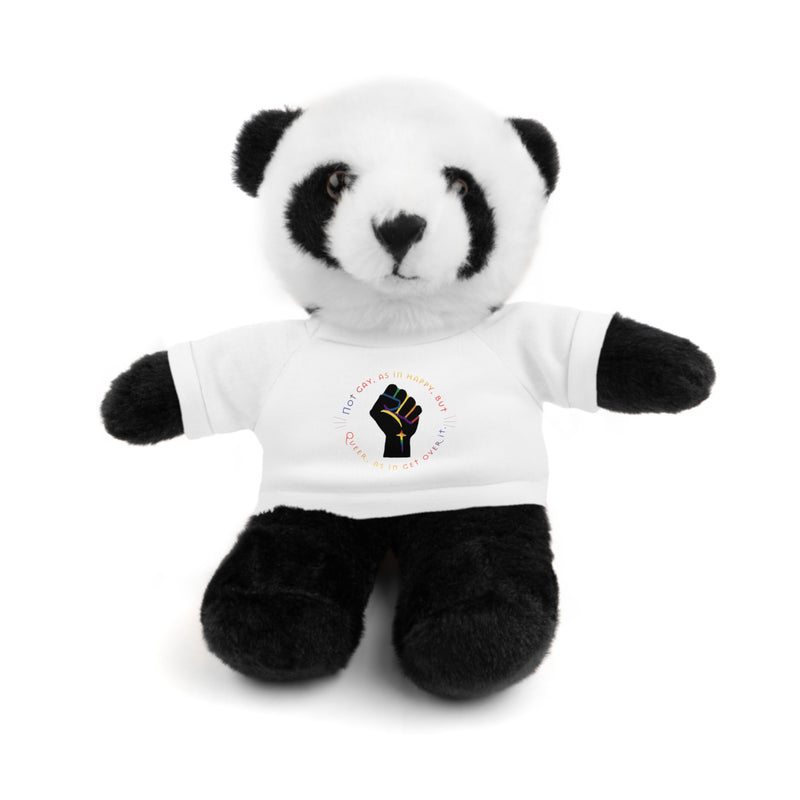 Get Used To It Stuffed Animal | Queer Pride Decor