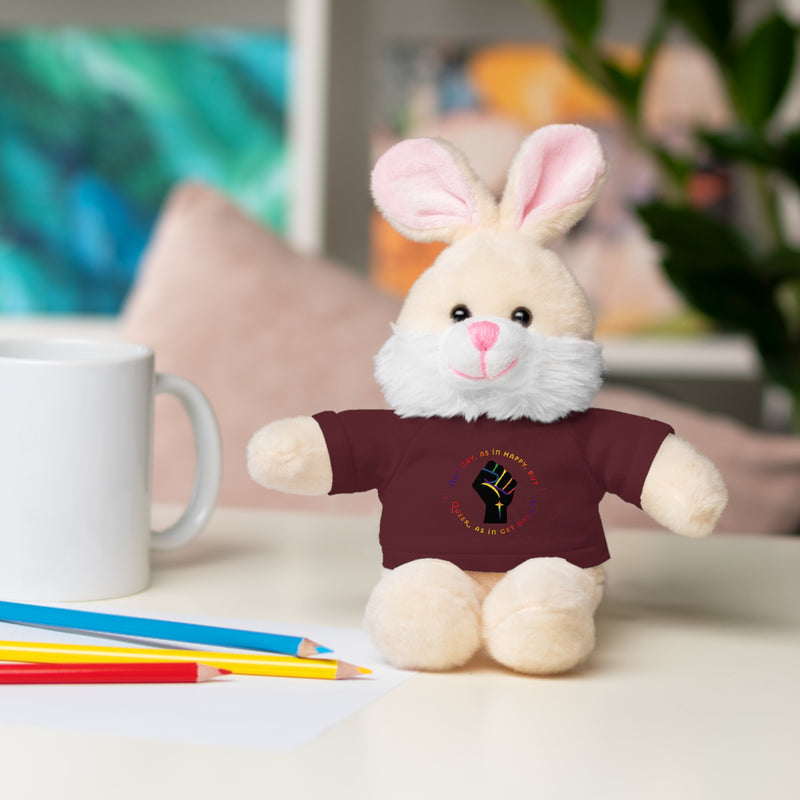 Get Used To It Stuffed Animal | Queer Pride Decor