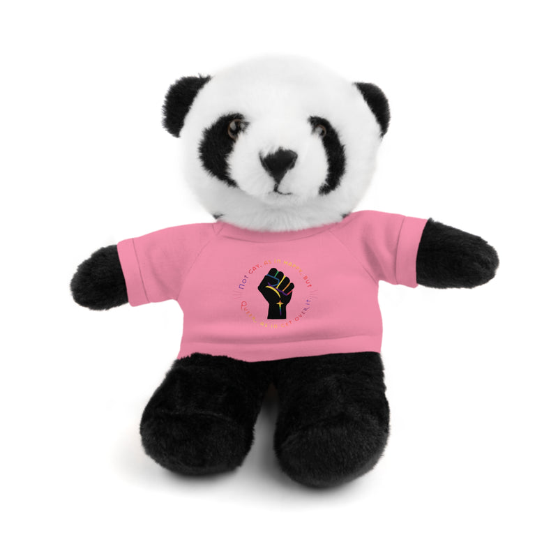 Get Used To It Stuffed Animal | Queer Pride Decor