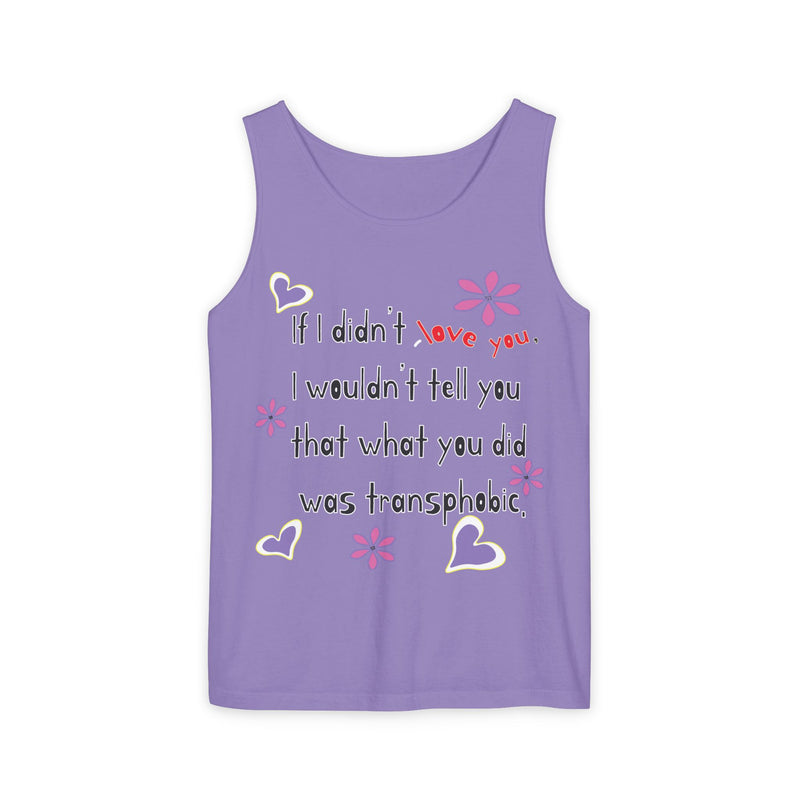 Love Wins (Anti-Transphobia) Tank Top | LGBTQ+ Pride Apparel