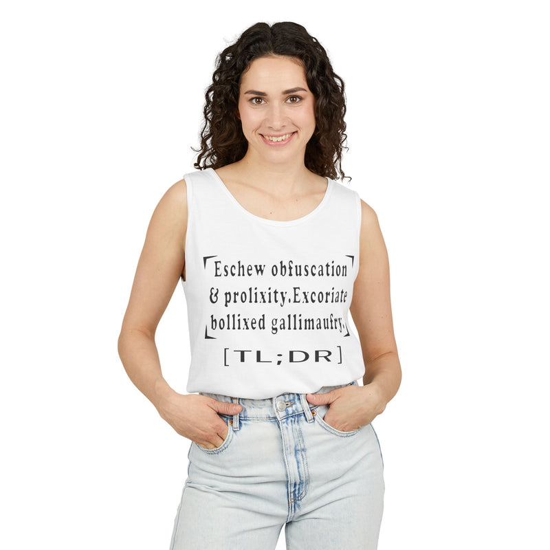 [TL;DR] Tank Top | Black Queer Affirmation