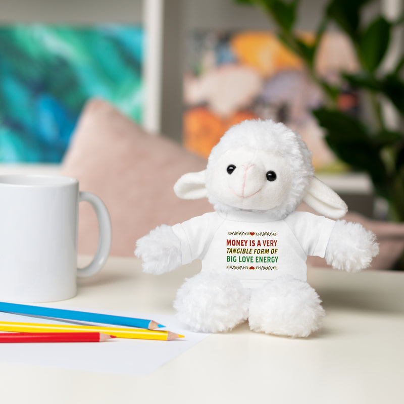 Money Is A Tangible Form Of Love Energy Stuffed Animal | Black Queer Affirmation