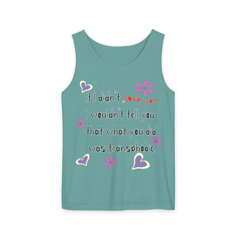 Love Wins (Anti-Transphobia) Tank Top | LGBTQ+ Pride Apparel