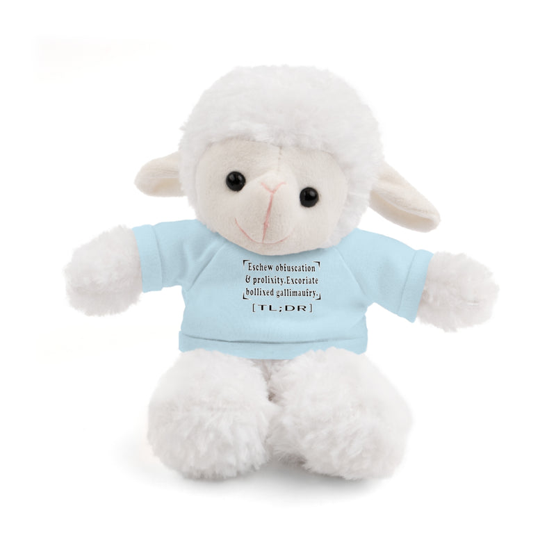 Eschew Obfuscation Stuffed Animal | Queer Affirmation Plushie